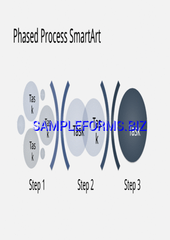 Phased Process Chart SmartArt Slide pdf potx free